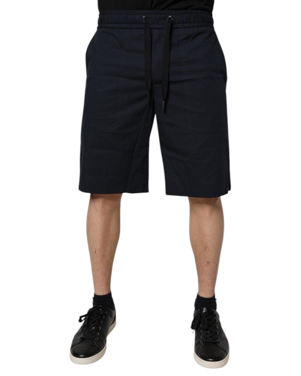 Dolce Gabbana Shorts Drawstring Casual - Blue main product photo