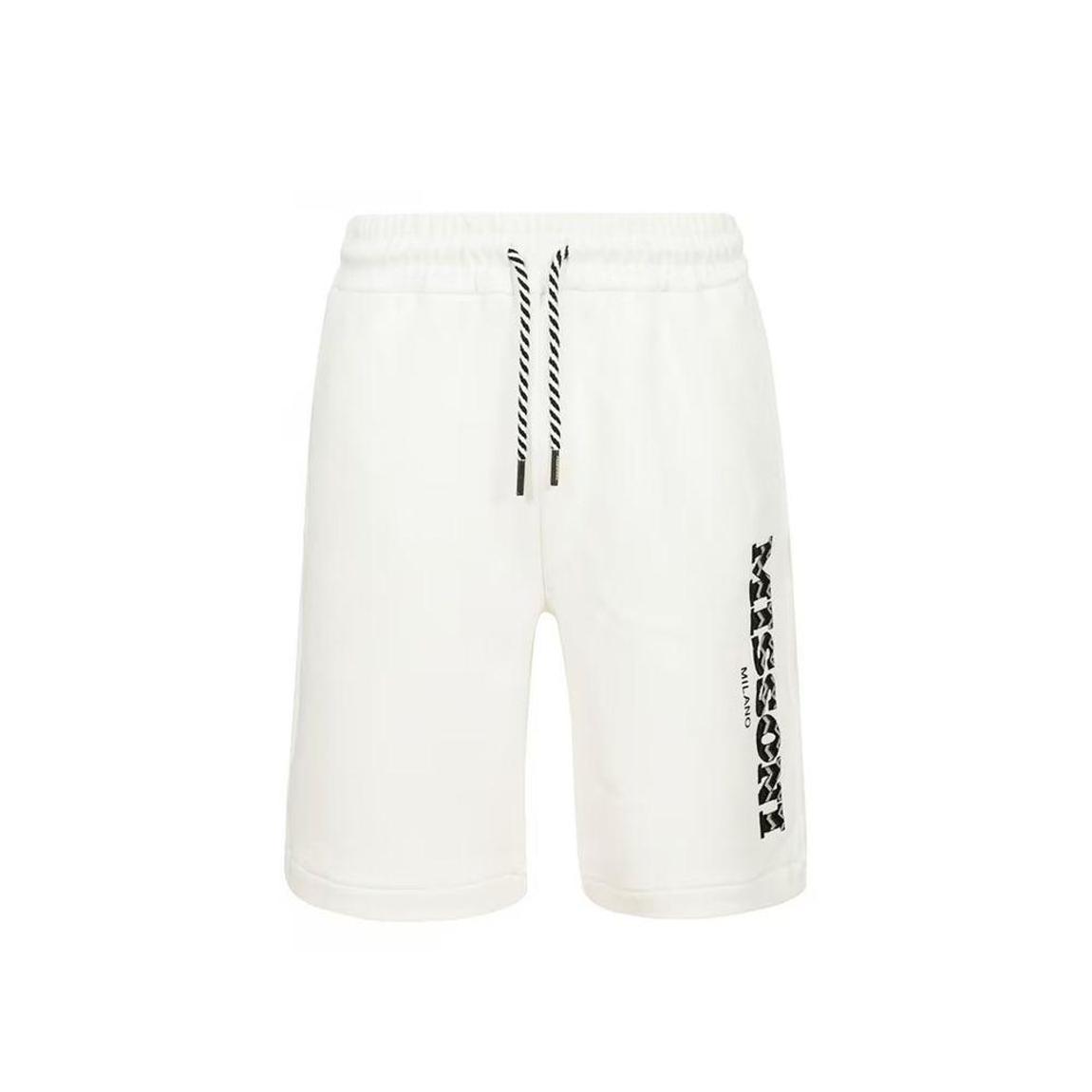 Cotton Shorts with Embroidered Logo and Elasticated Waistband - main product photo