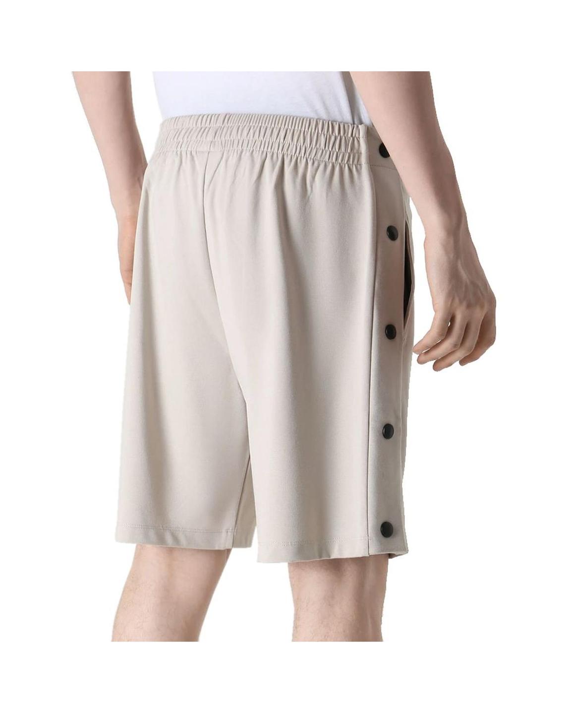 Casual Shorts Button Side Shorts - Beige main product photo