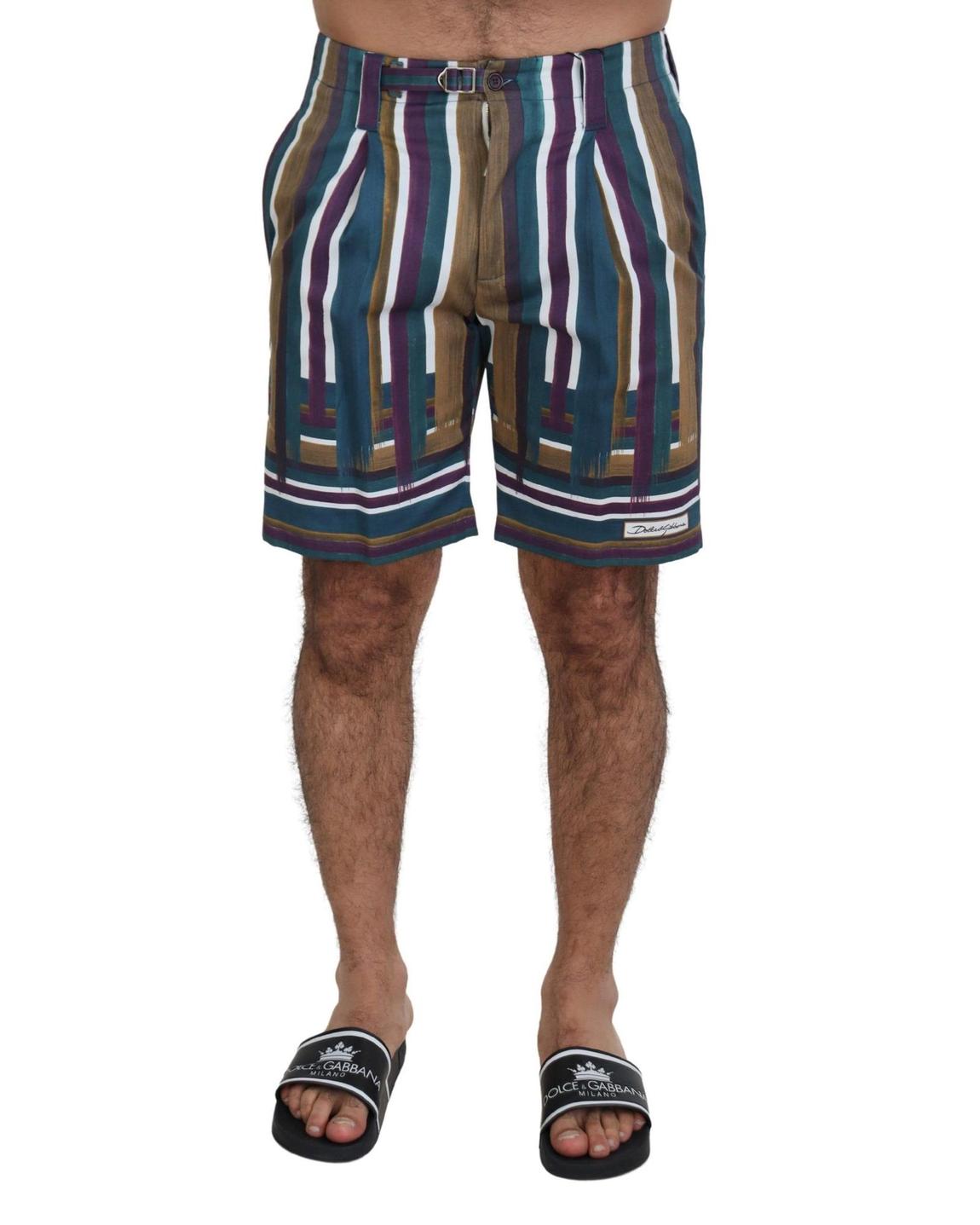 Casual Striped Shorts - Multicolor main product photo