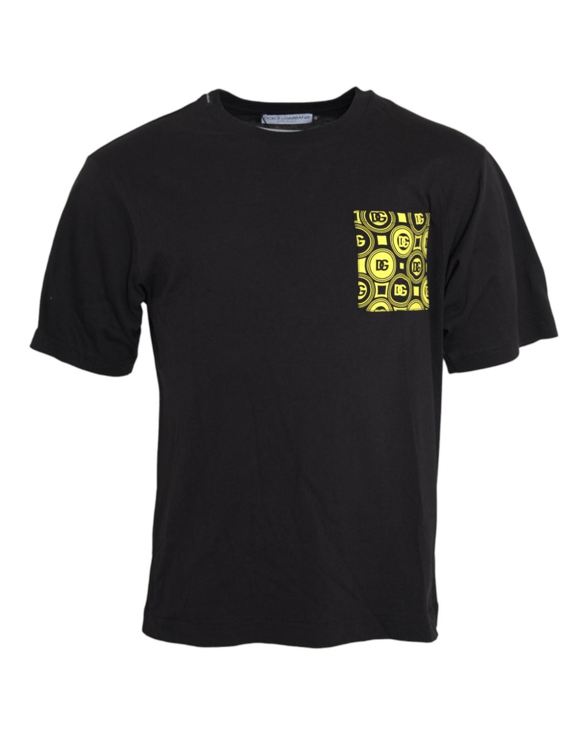 Crew Neck Short Sleeve TShirt - Black T-Shirts main product photo
