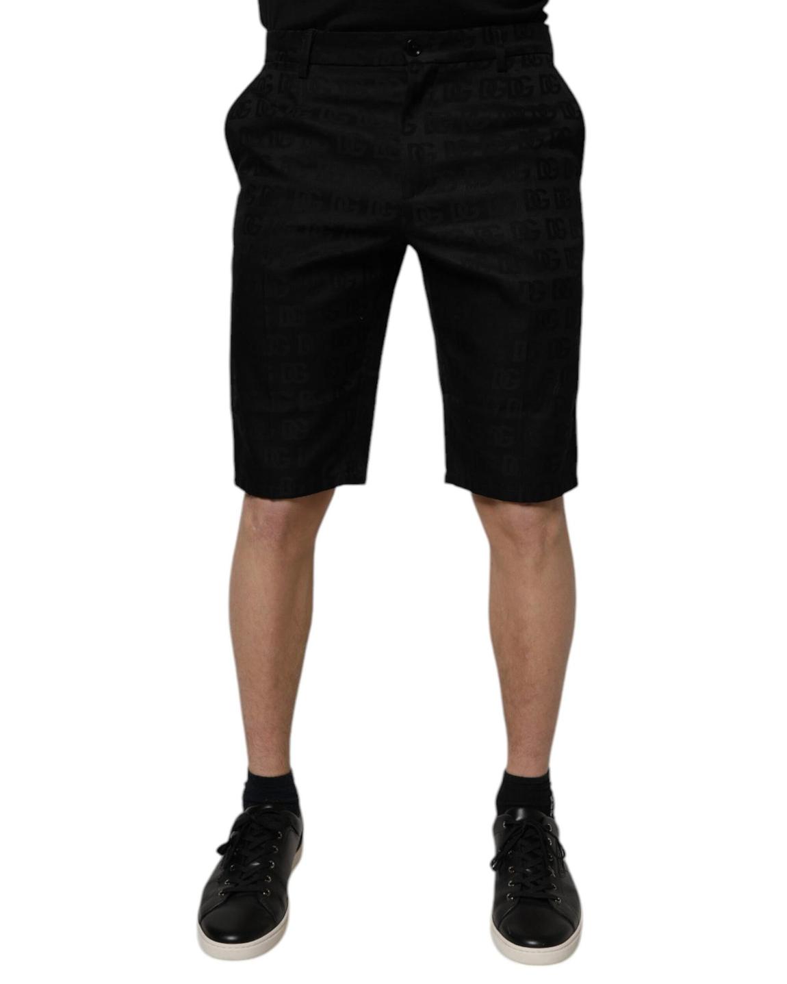 Tailored Shorts Embossed Logo - Black main product photo