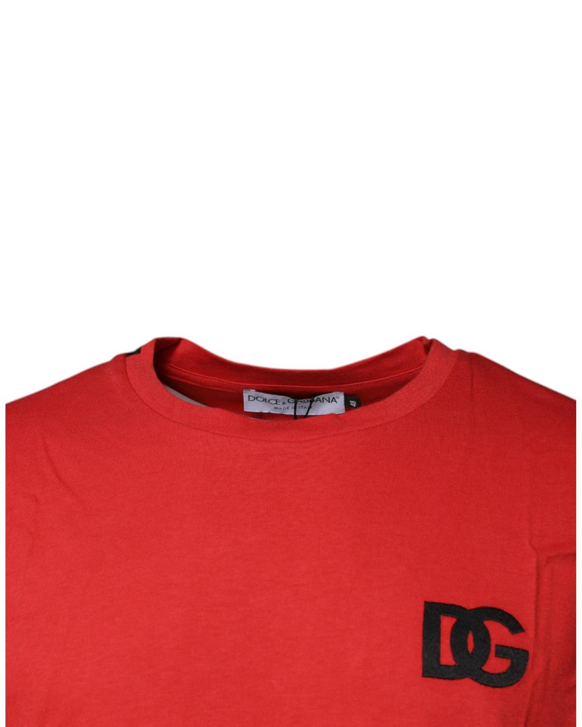 Red Cotton TShirt DG Logo TeeT-Shirts main product photo
