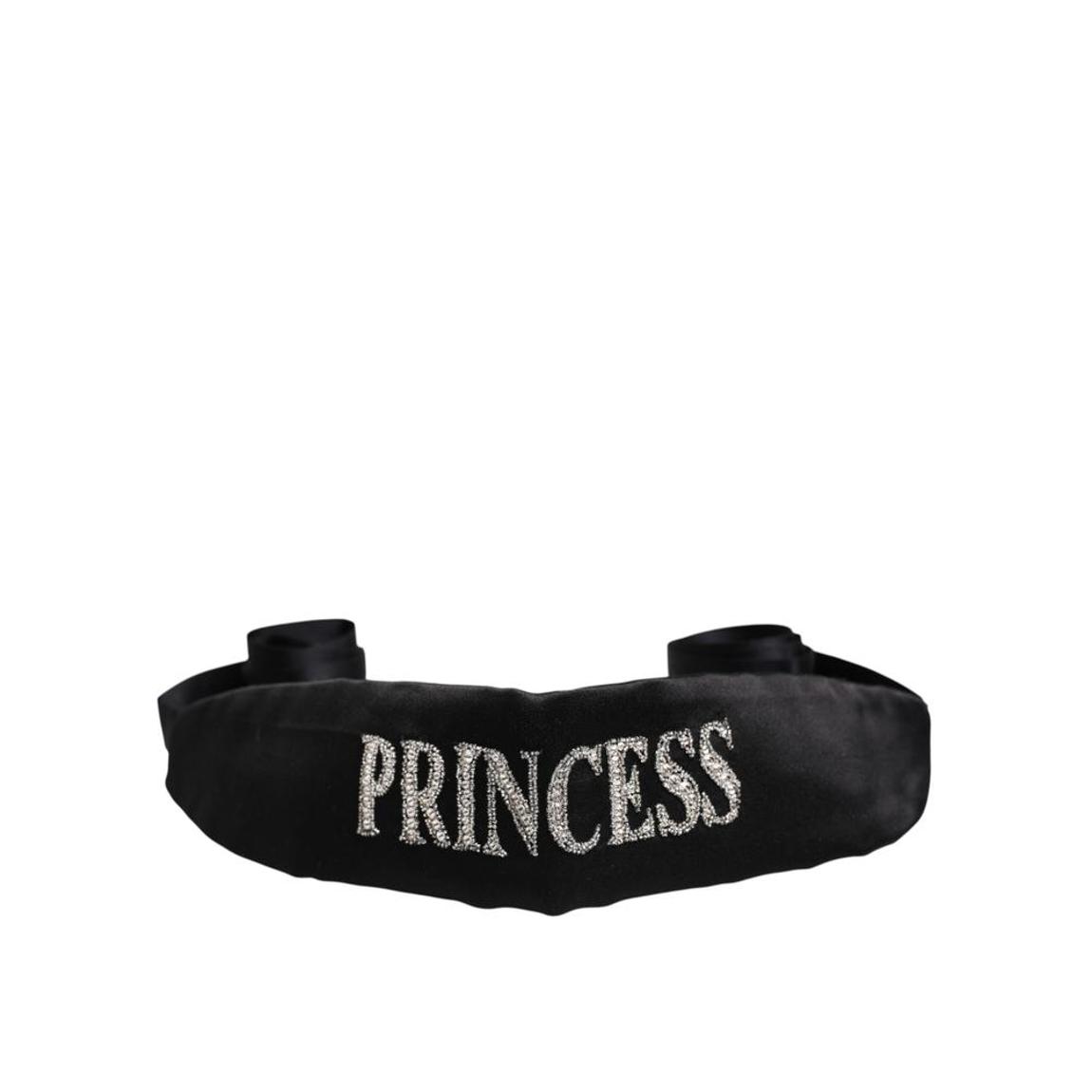 Princess Fantasy Braided Waist Belt with Silk Lining - Black main product photo