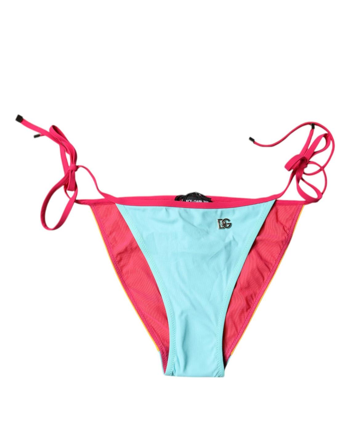 ColorBlock Bikini Bottoms Wo - Multicolor Swimwear main product photo