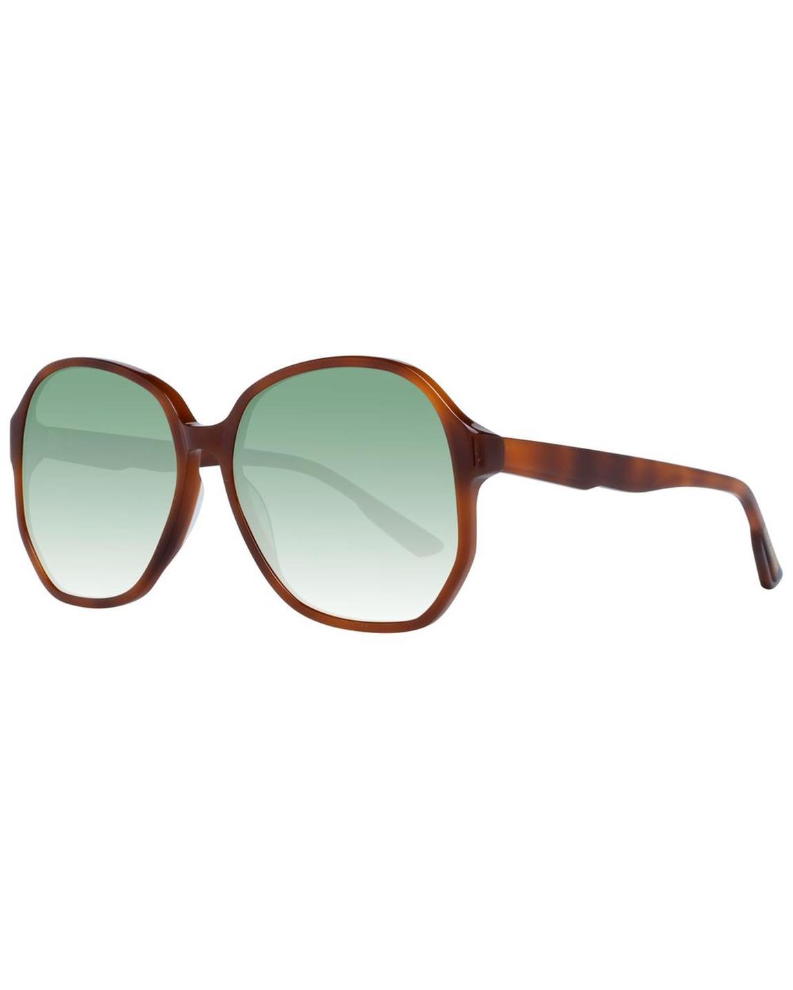 9004 unglae Tortoie Octagon Wo - Brown Sunglasses main product photo