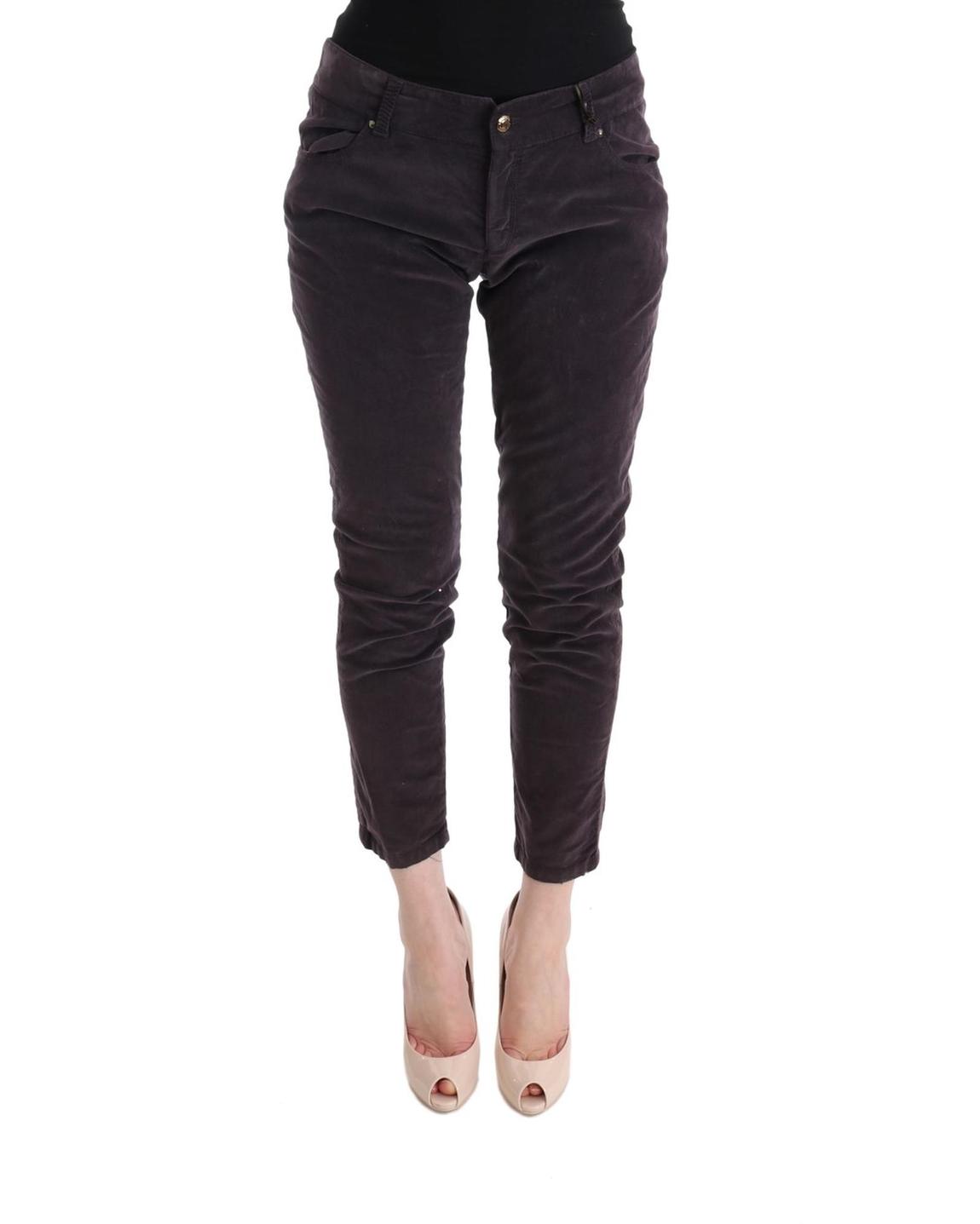 Velvet Straight Leg Pants Wo - Brown Jeans main product photo