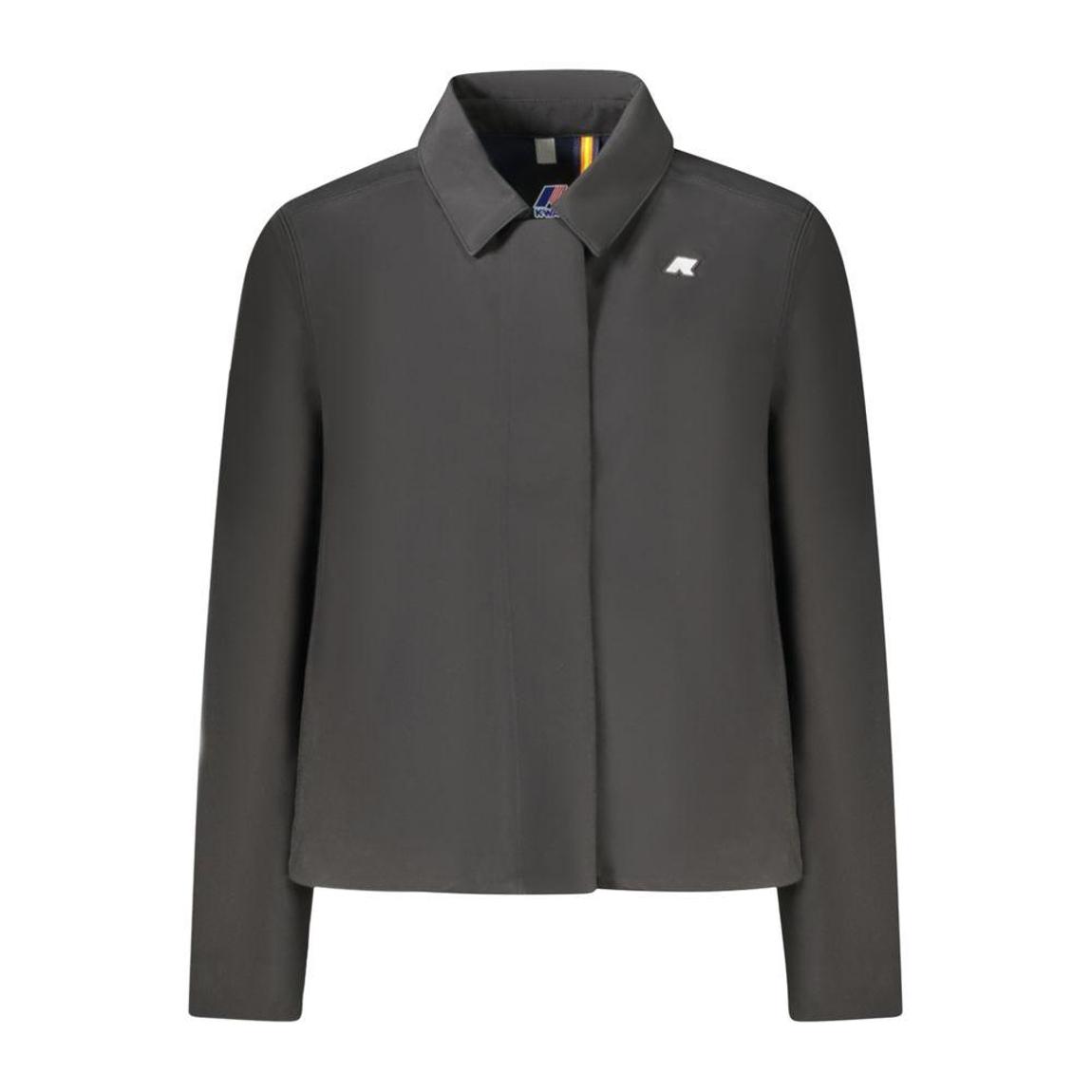 Collared Jacket Long Sleeve Wo - Black Jackets main product photo