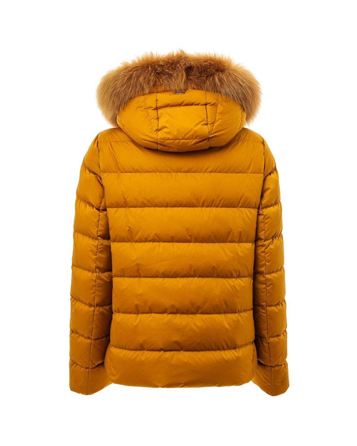 Hooded Padded Jacket PI004ULE - Yellow Jackets main product photo