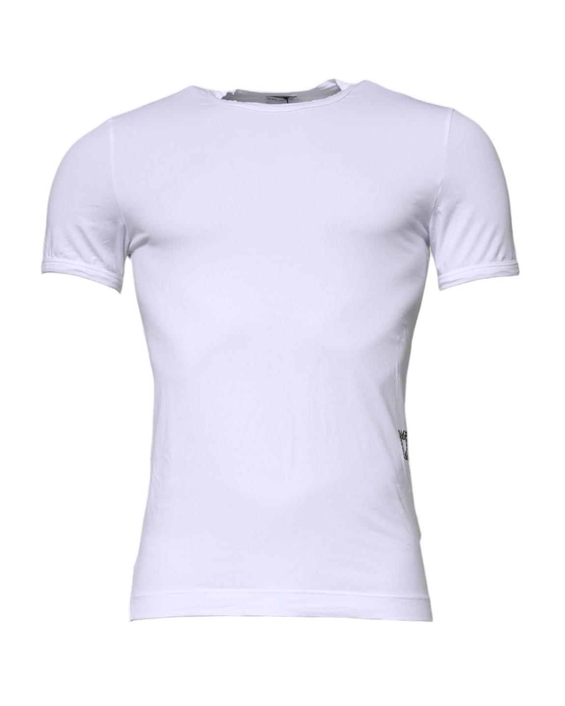 Slim Fit Short Sleeve Crew Neck TShirt - White T-Shirts main product photo