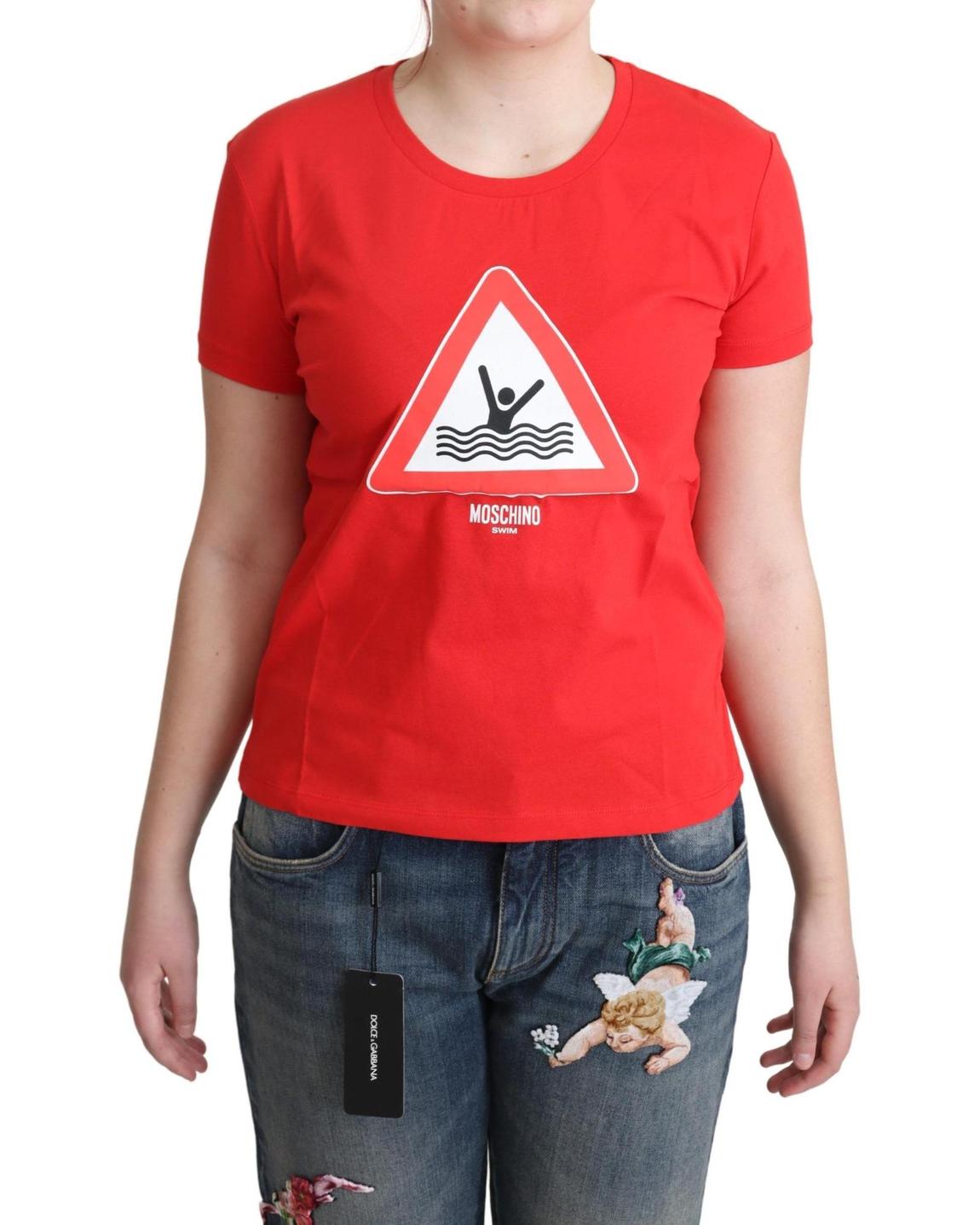 Short Sleeve Graphic Tee Wo - Red Tops main product photo