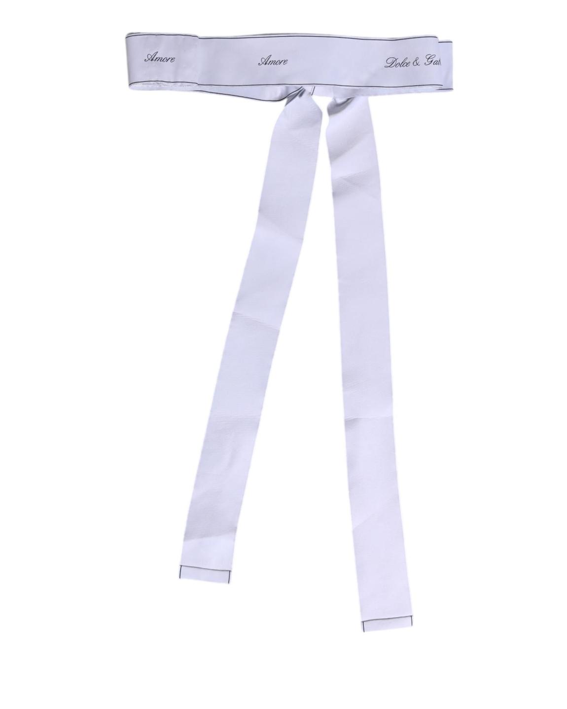 Amore Bow Belt - White main product photo