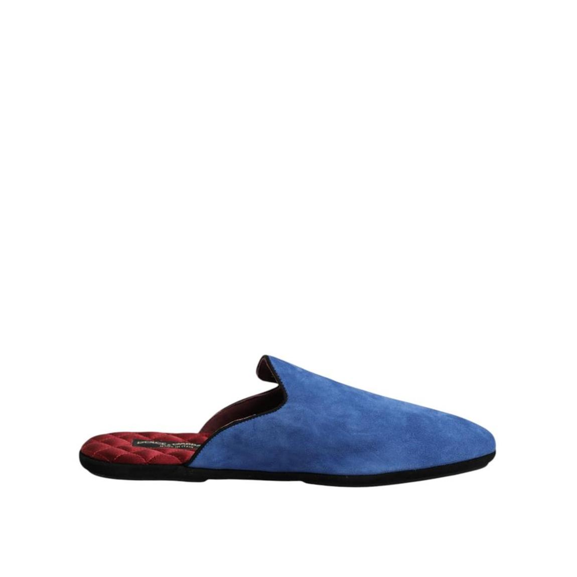 Suede Capra Leather Slides with Satin Insole and Logo Details - main product photo