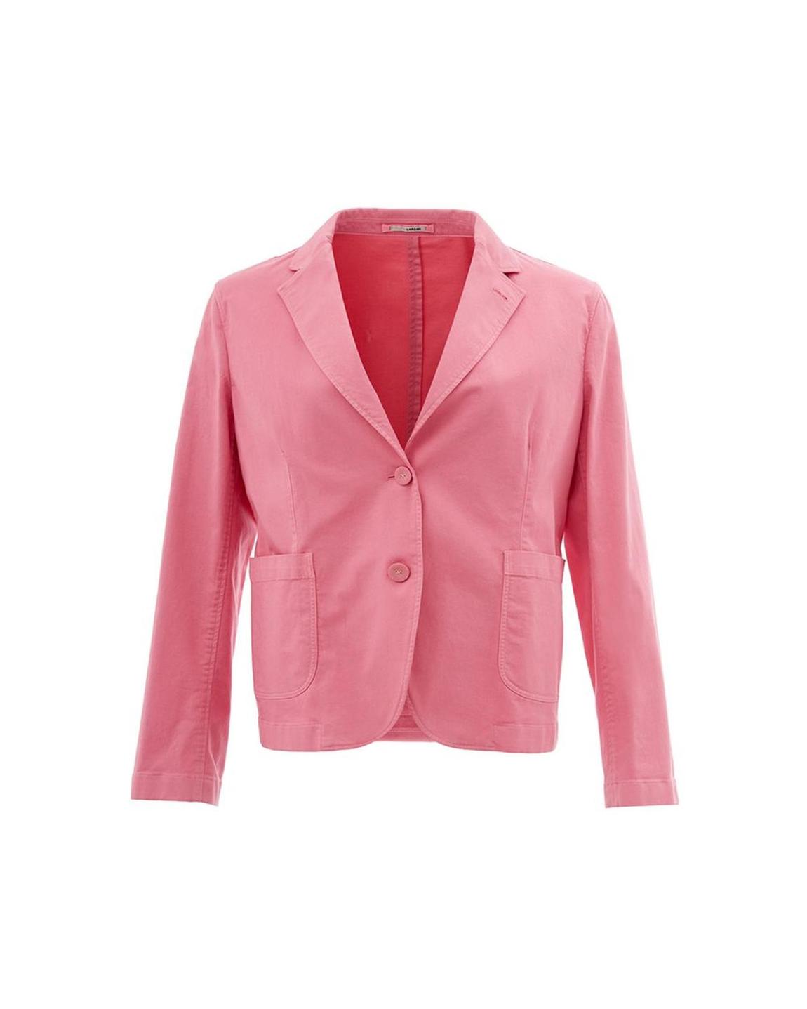 Cotton Blazer Relaxed Fit - Pink Suits main product photo