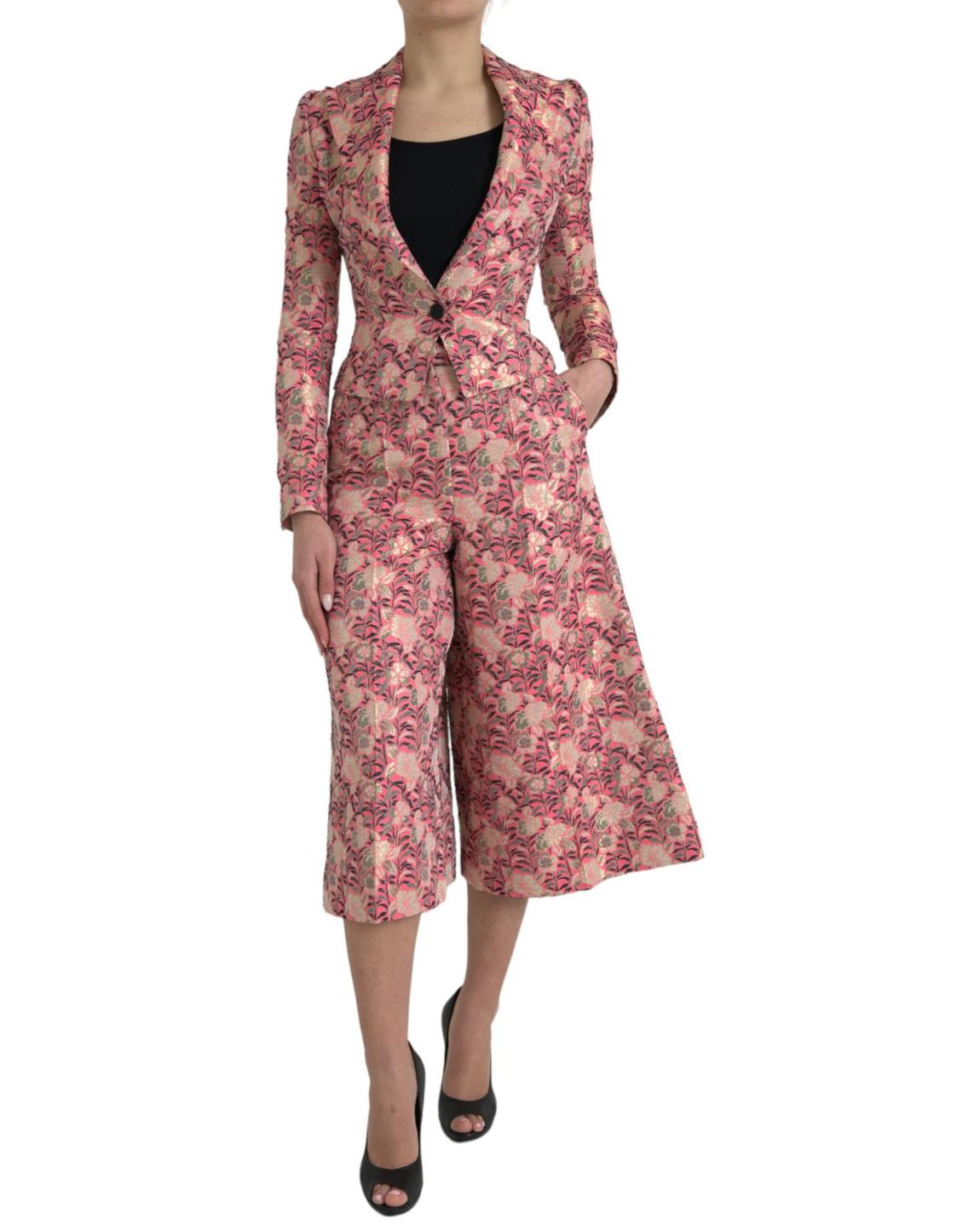 Floral Culotte Suit KOS2233 - Pink Suits main product photo