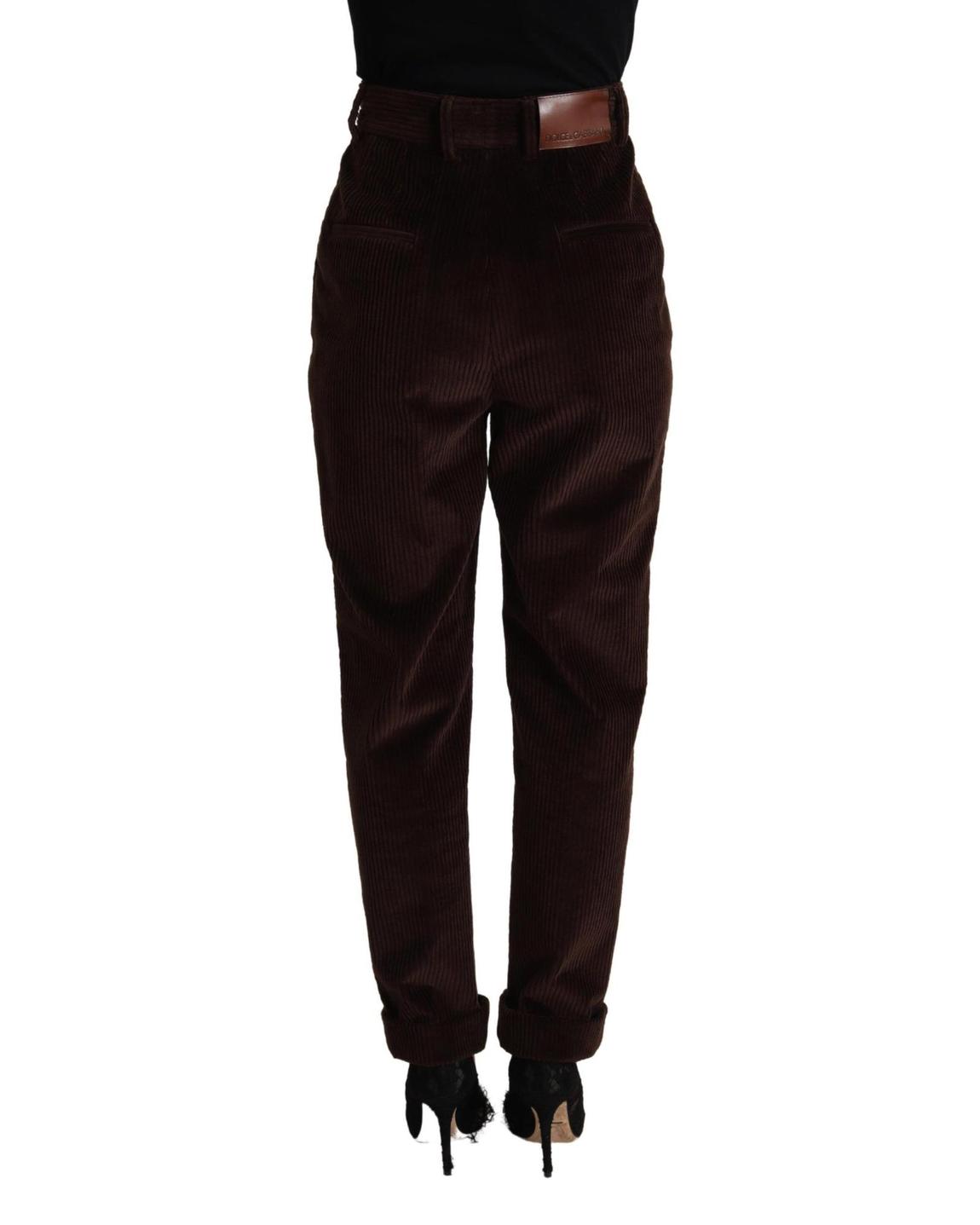 Corduroy Trousers Brown Wo - Bordeaux Jeans main product photo