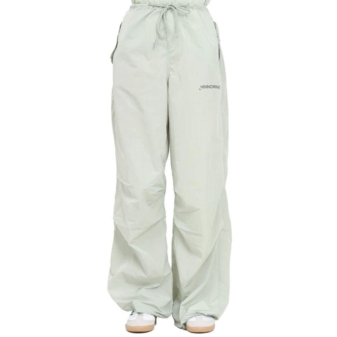 High-Waisted Nylon Trousers with Multiple Pockets Wo - Green Jeans main product photo