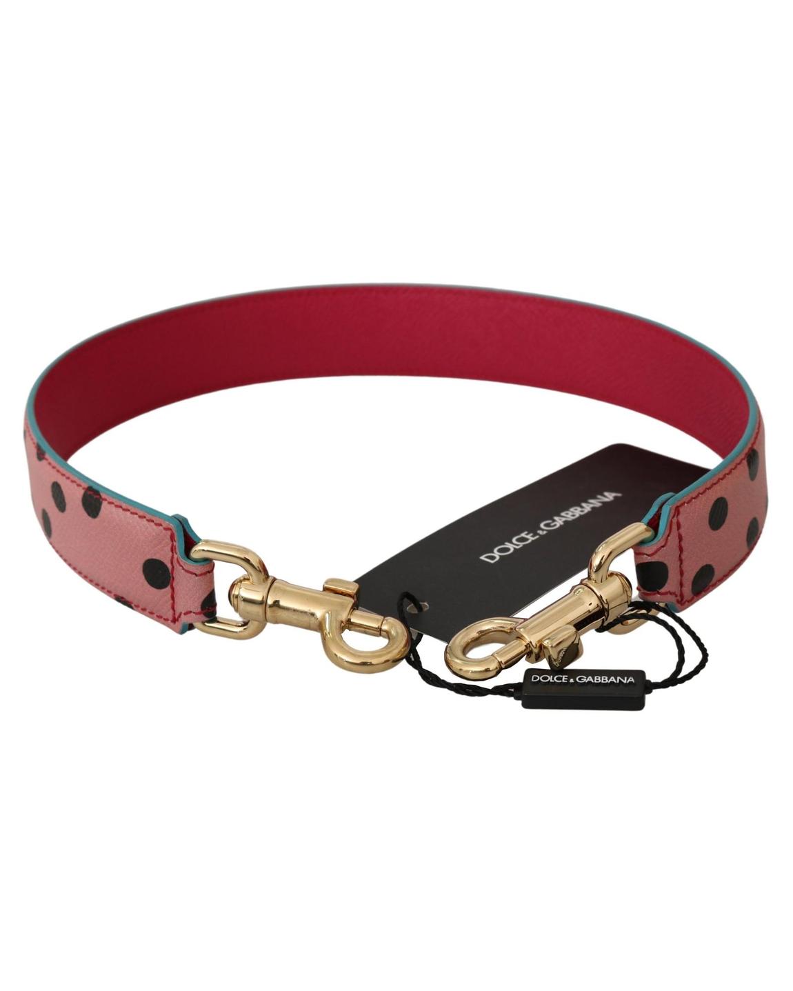 Dolce Gabbana Polka Dot Bag Strap Wo - Pink Miscellaneous main product photo