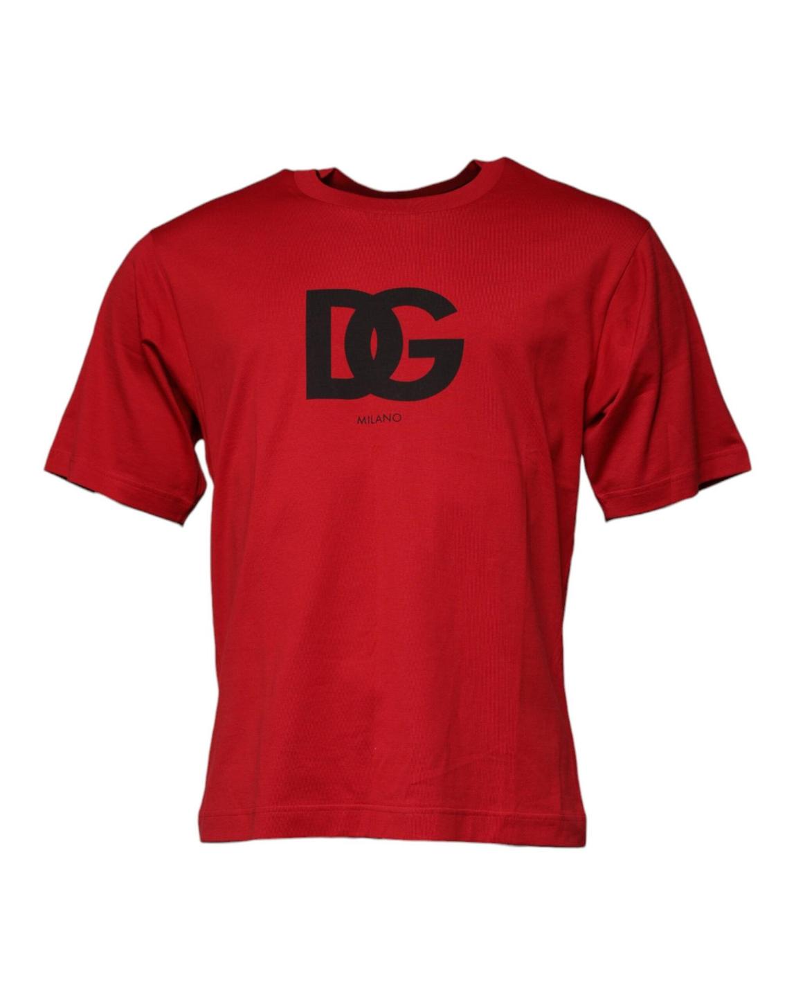 Milano Short Sleeve Crew Tee - Black And Red T-Shirts main product photo