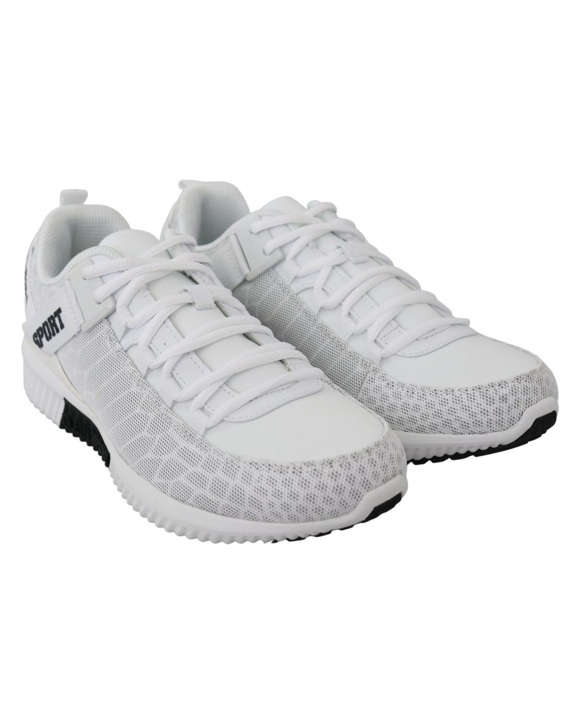 Low Top Sneakers Model - White main product photo