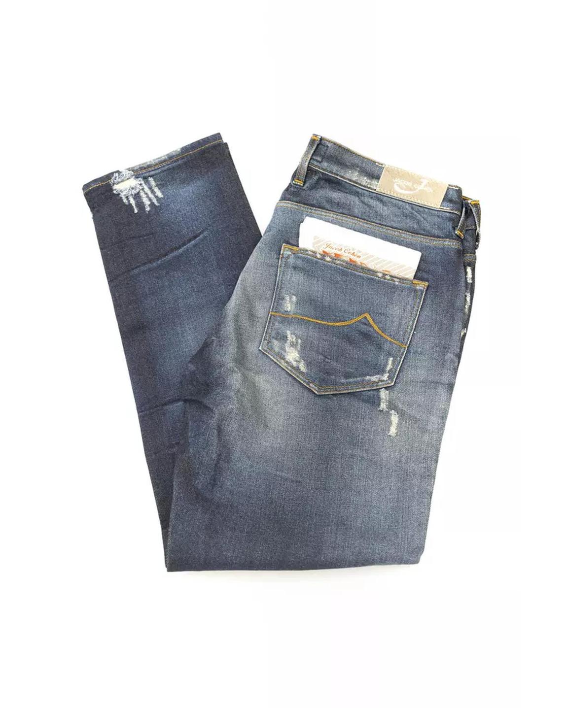 Comfort Distressed Jeans J688 Model Wo - Blue Jeans main product photo