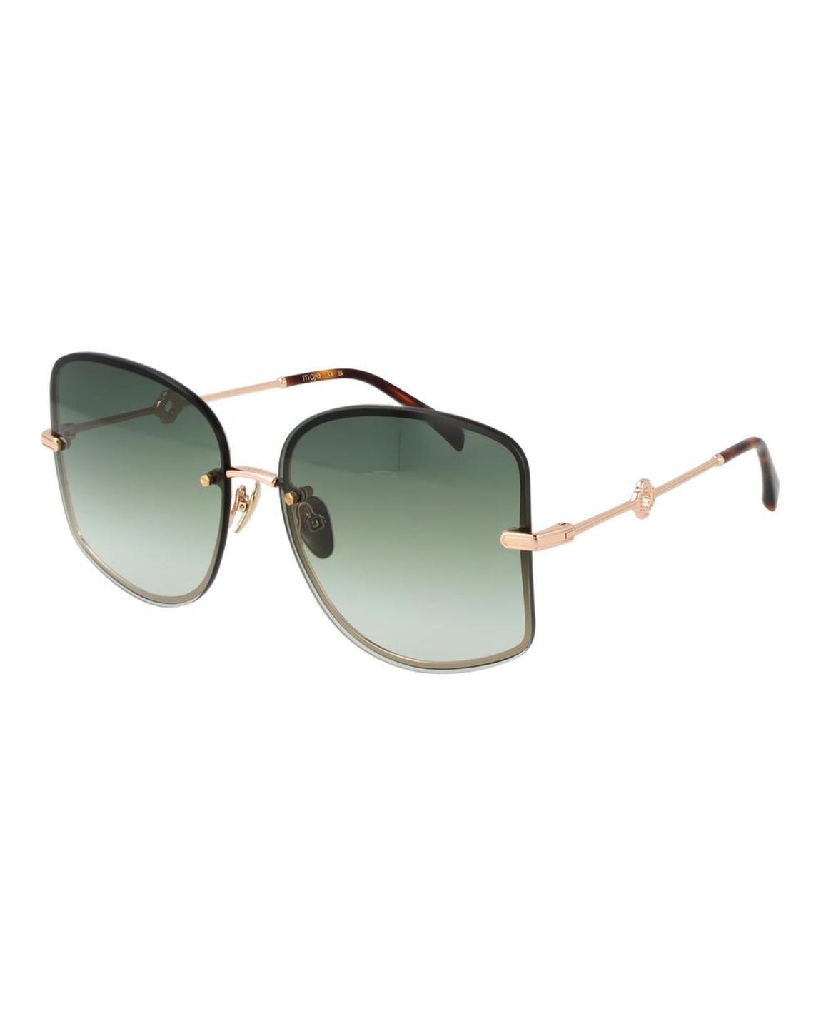 Oversized Gradient Sunglasses Rose Gold Accents Women main product photo
