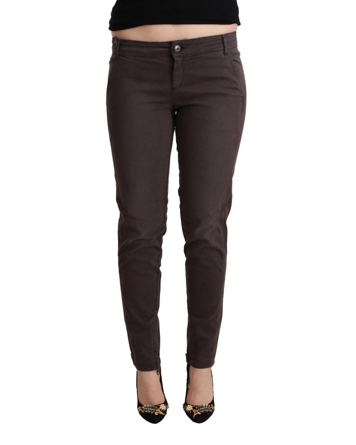 Ermanno Scervino Pants Slim Fit Wo - Brown Jeans main product photo