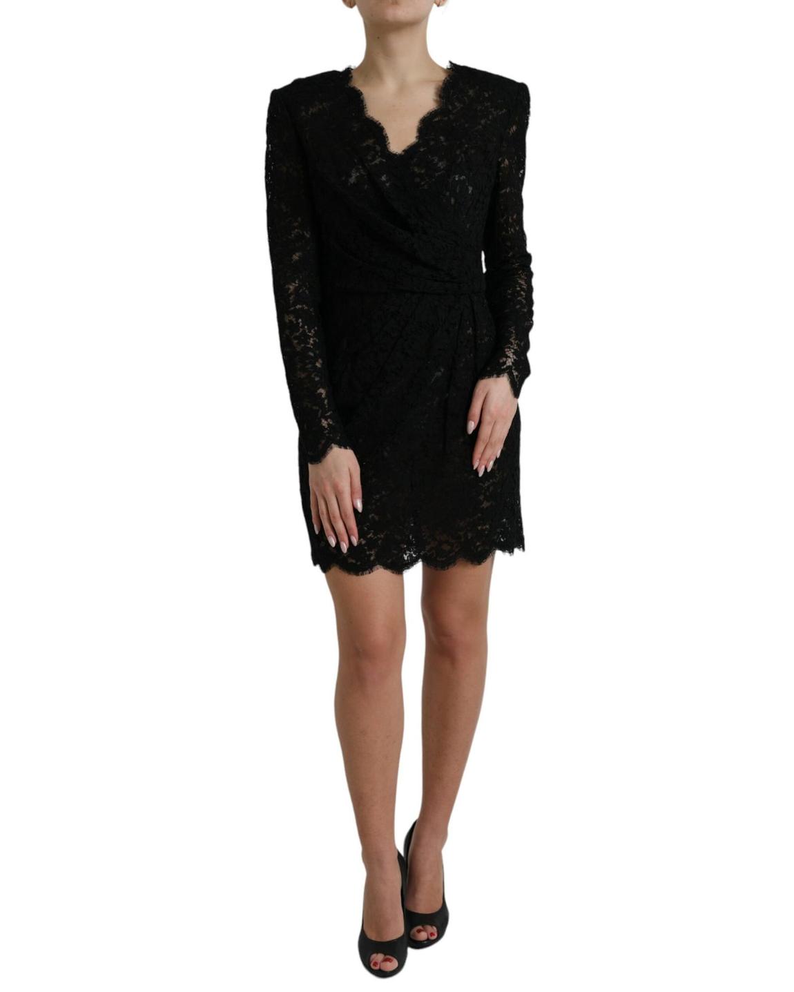 Lace Mini Dress Black Lace Wo Dresses main product photo