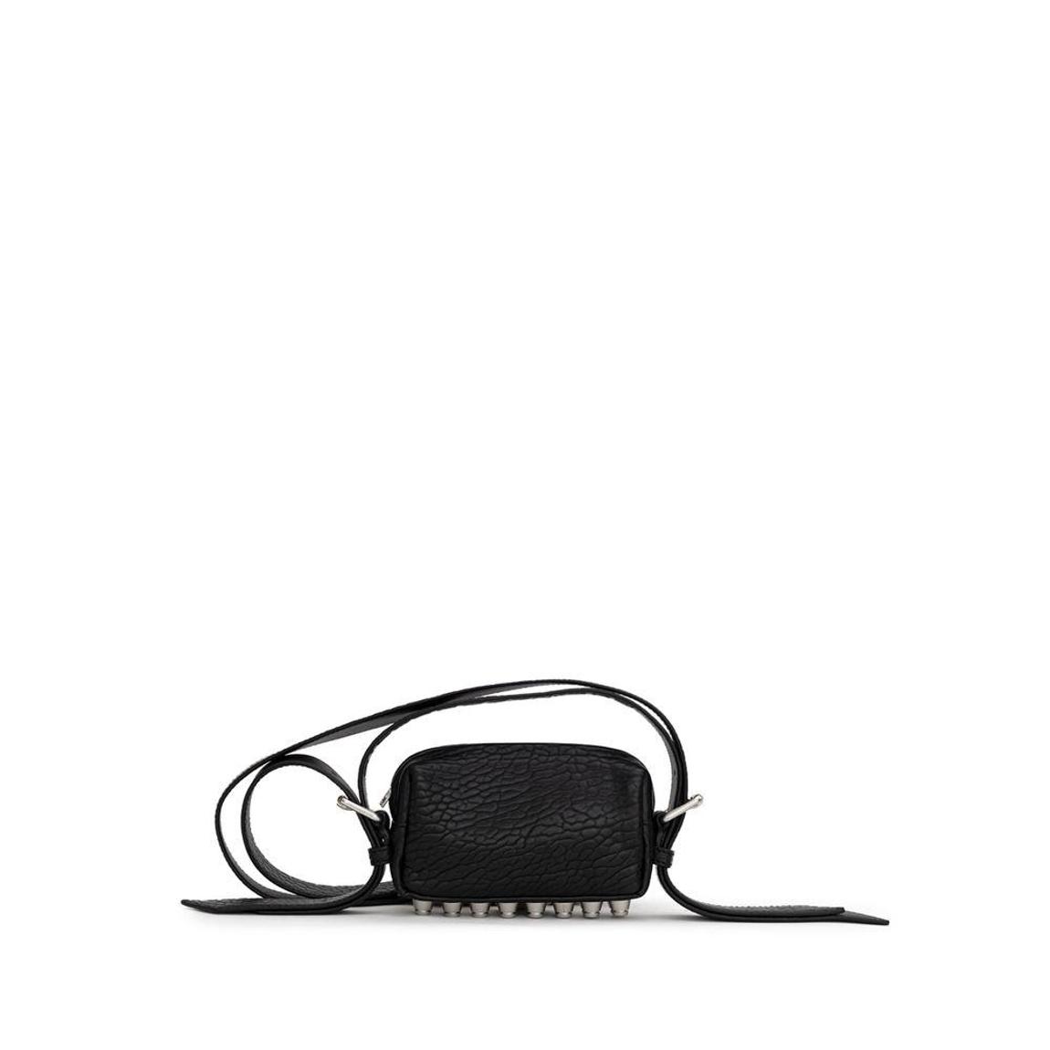 Studded Crossbody Adjustable Strap Wo - Black Shoulder Bags main product photo