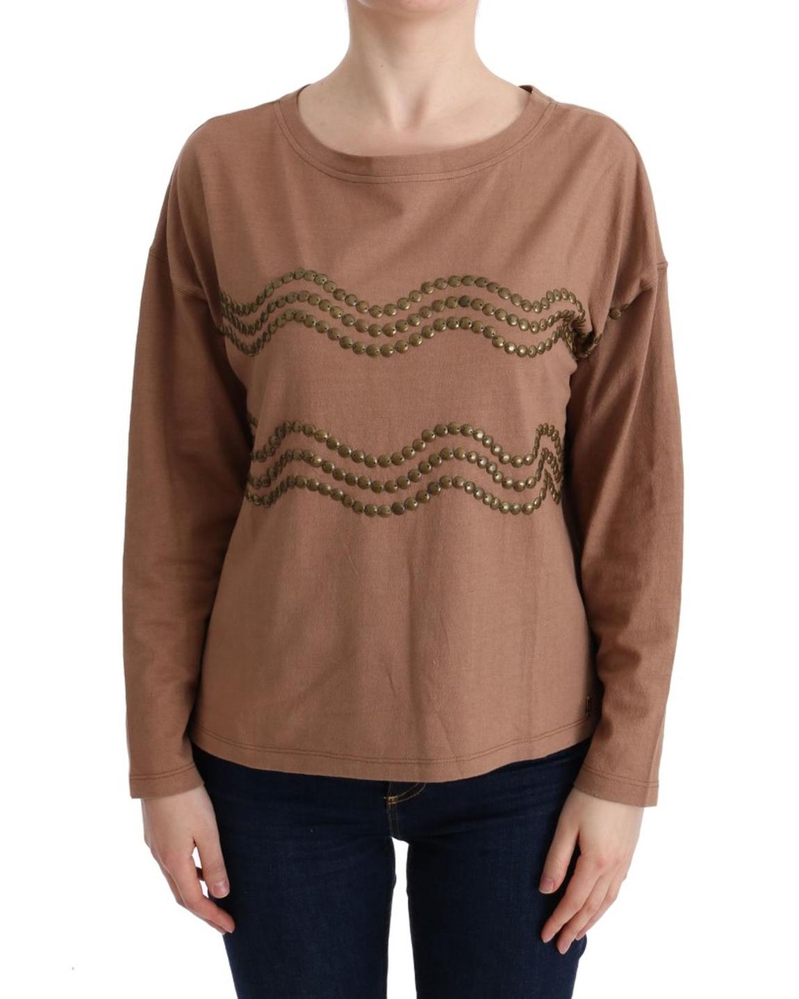 John Galliano Brown Knit Pullover Sweater Wo main product photo