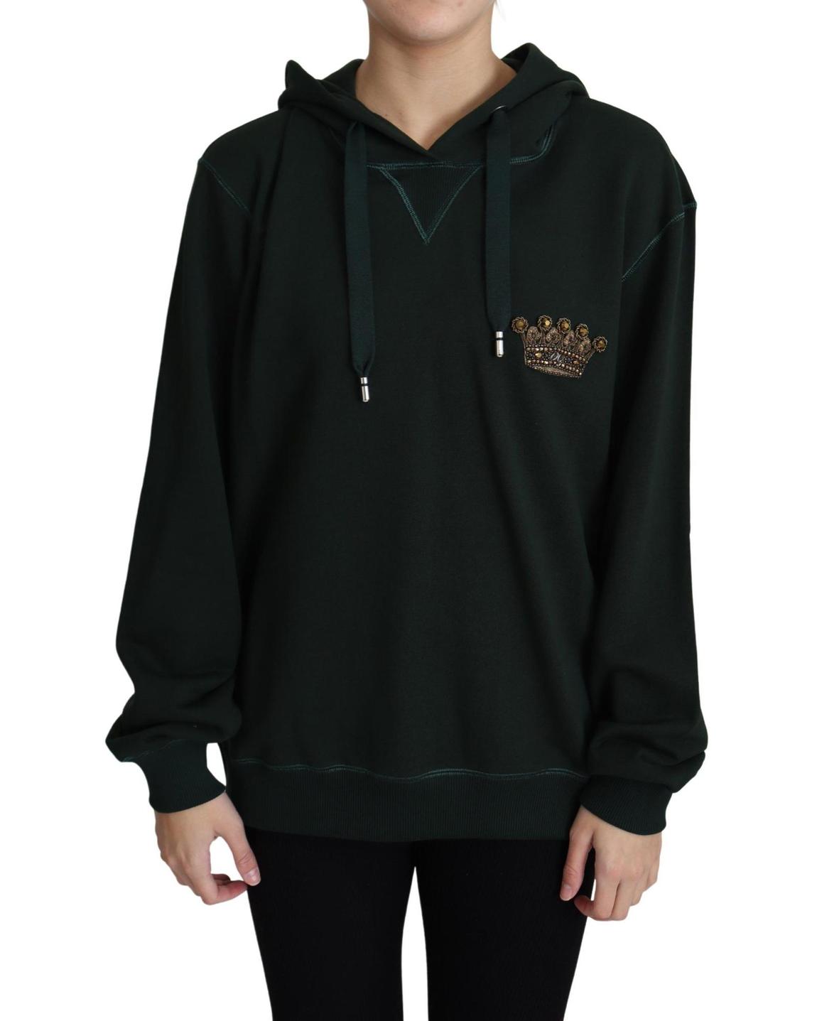 Crown Hoodie TSH5799 - Dark Green Sweaters main product photo
