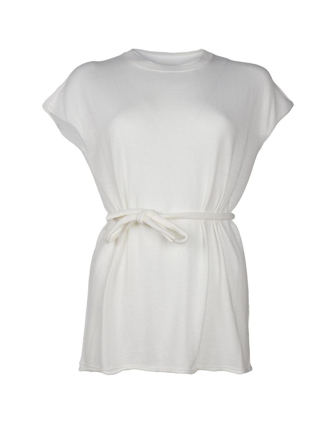 Cotton Mini Dress Relaxed Fit Wo - White Dresses main product photo