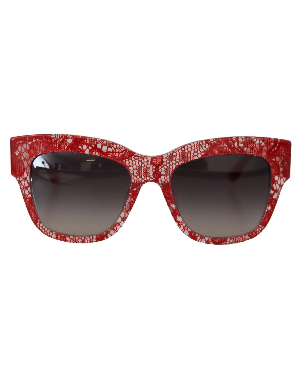 Lace Sunglasses Red Model Red Lace Women main product photo