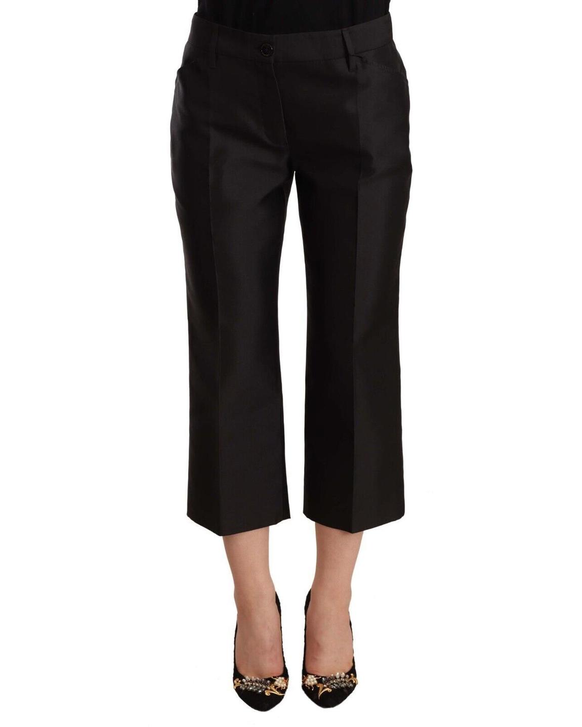 Dolce Gabbana Cropped Pants Wo - Black Jeans main product photo