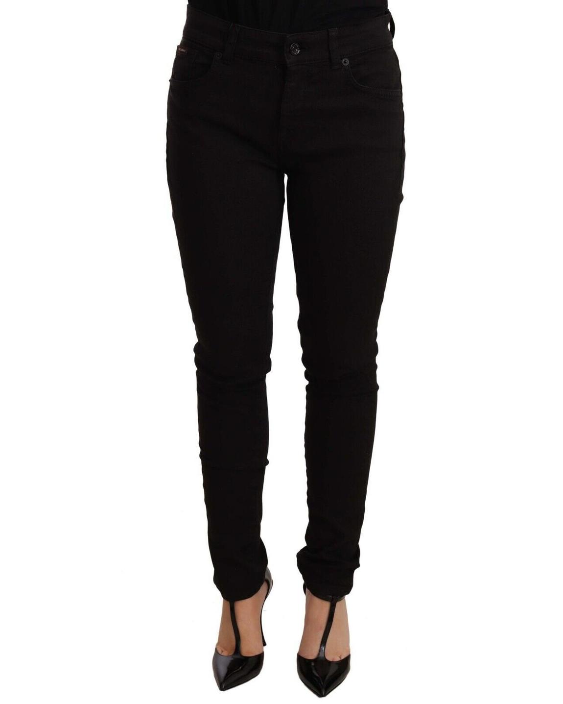 Dolce Gabbana Skinny Jeans Wo - Black Jeans main product photo