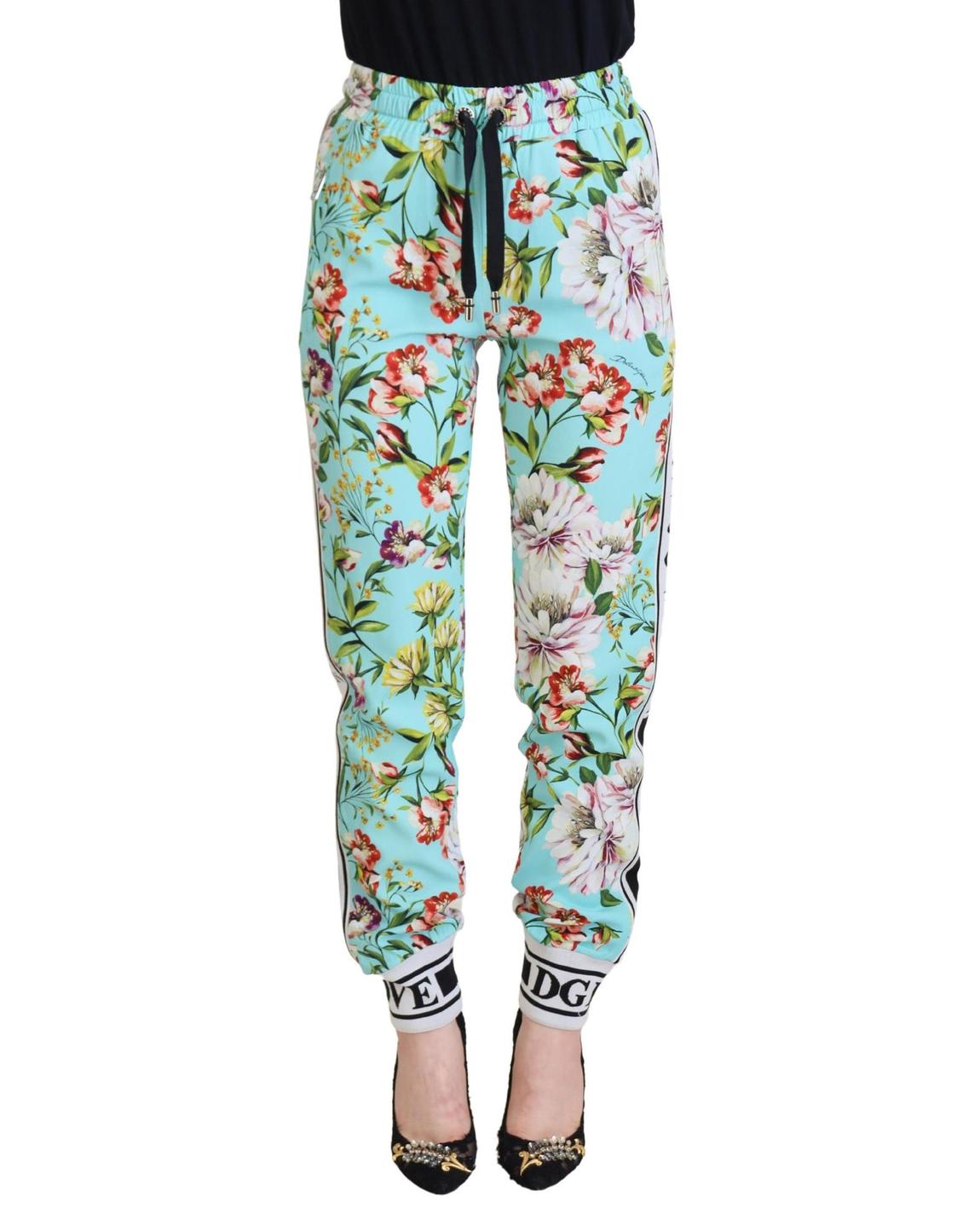 Floral Print JoggersPAN73071 Wo - Multicolor Jeans main product photo