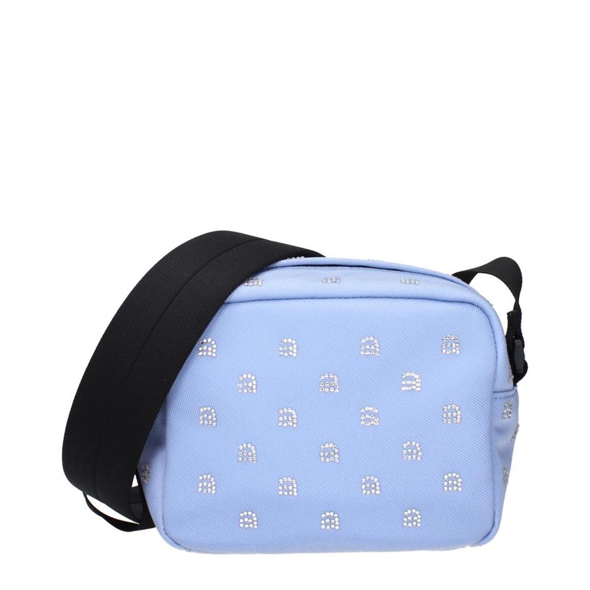 Rhinestone Embellished Fabric Crossbody Bag with Adjustable Shoulder main product photo