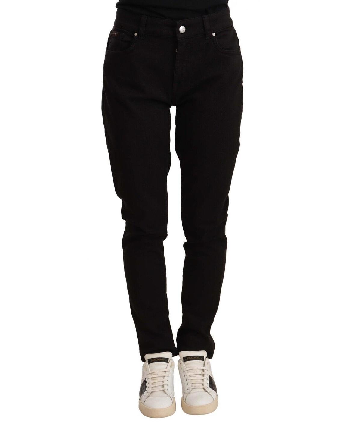 Dolce Gabbana Skinny Jeans Wo - Black Jeans main product photo
