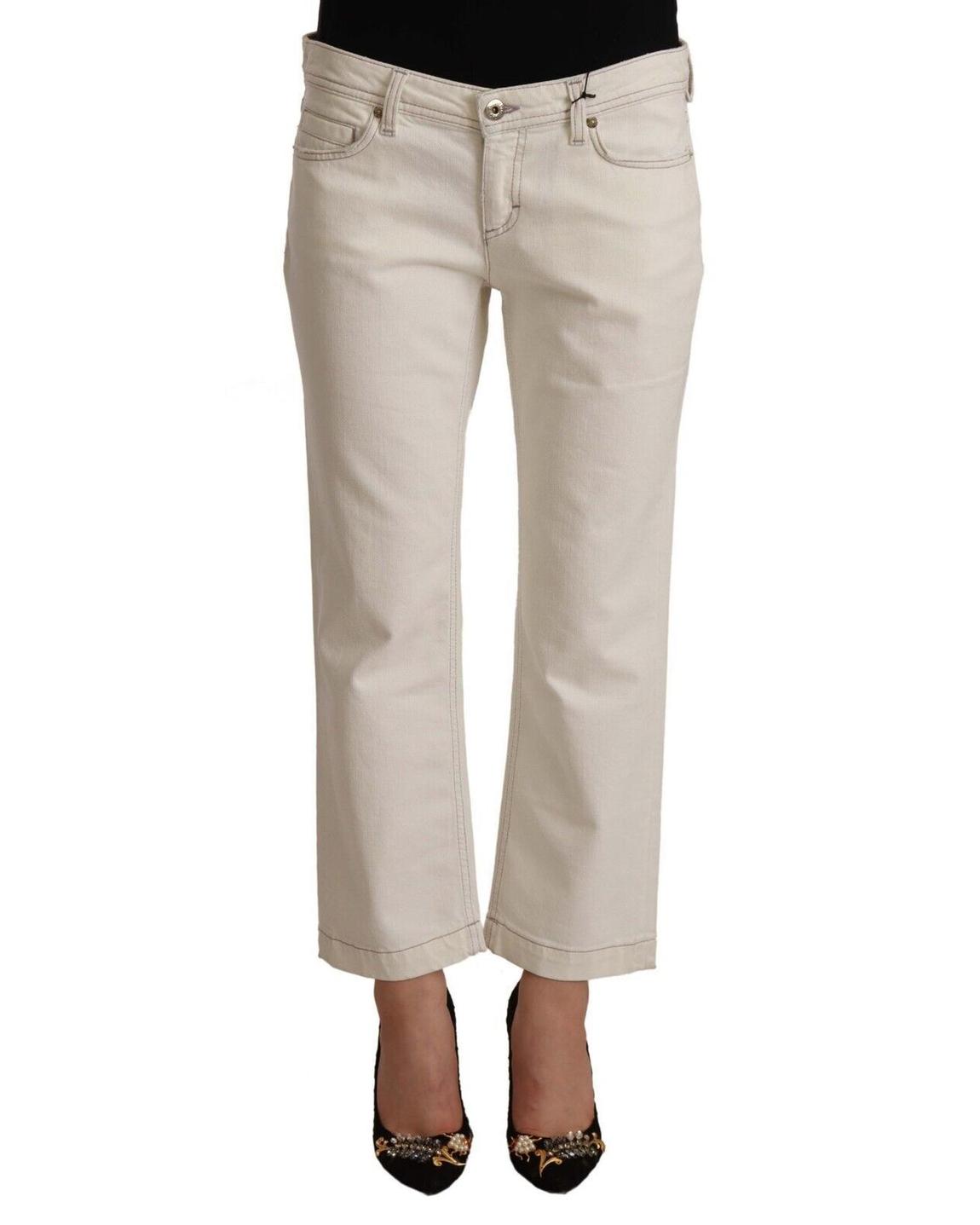Dolce Gabbana Beige Jeans Wo - Off White Jeans main product photo