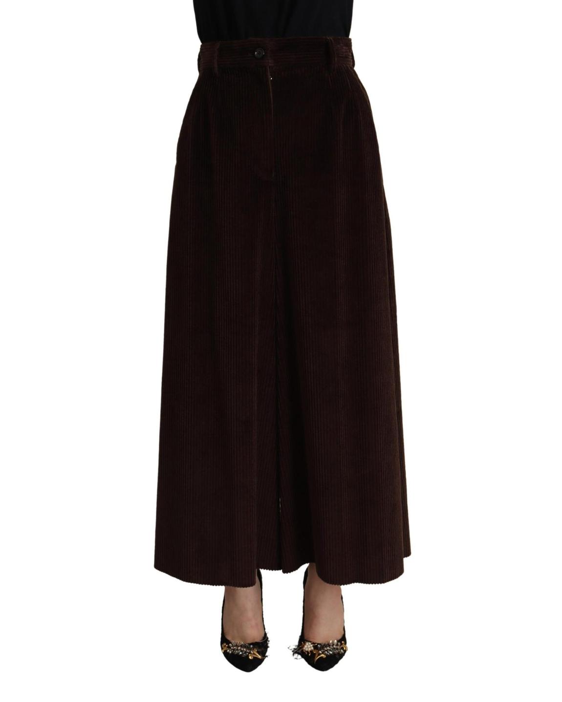 Corduroy Culottes Wide Leg Wo - Bordeaux Jeans main product photo