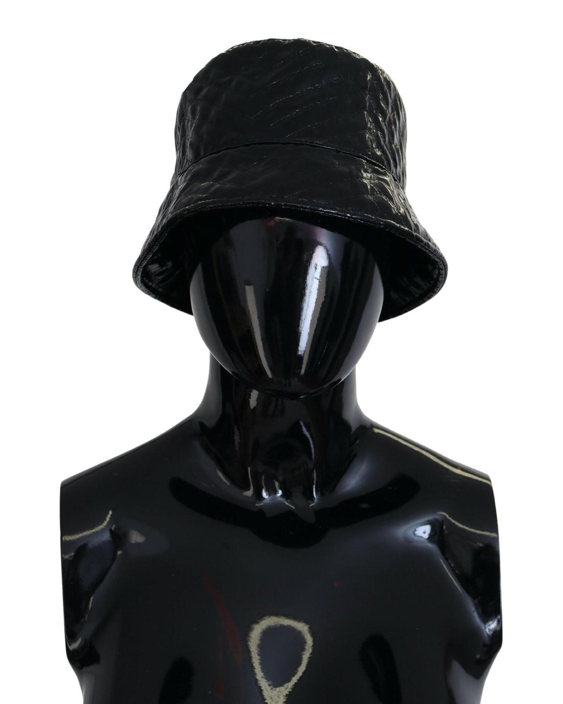 Patent Leather Bucket Hat Black Wo main product photo