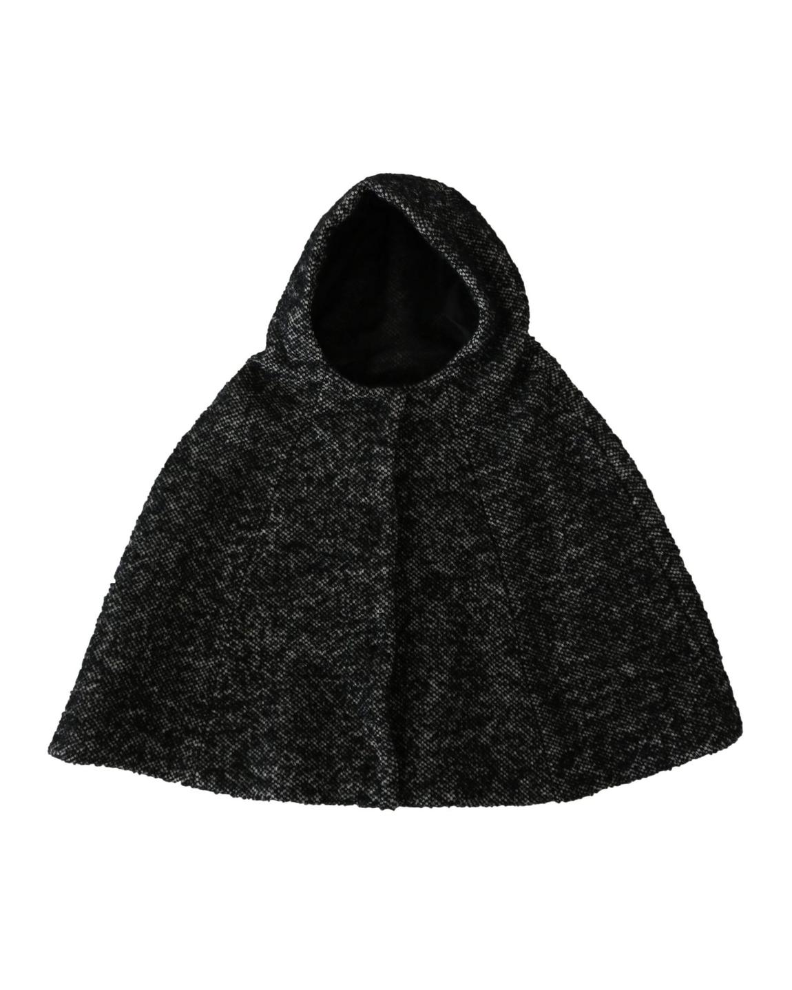 Dolce Gabbana Hooded Cape Wo - Gray Hats main product photo