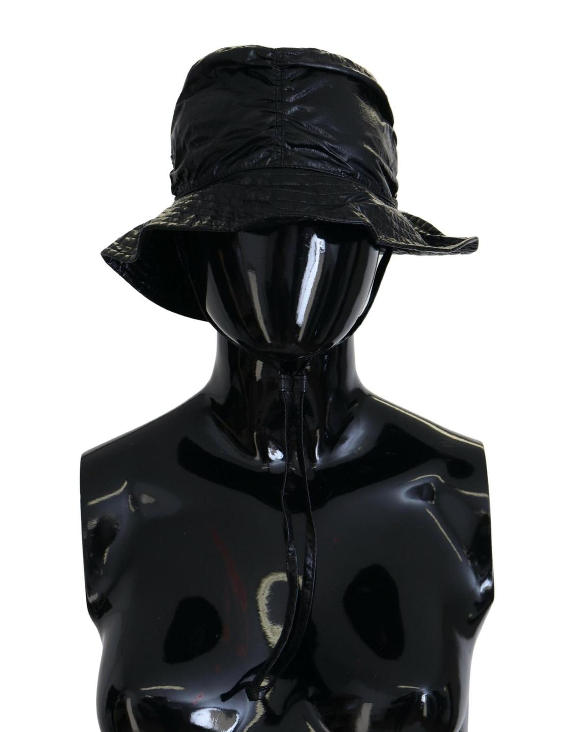 Bucket Hat Black Leather Wo main product photo