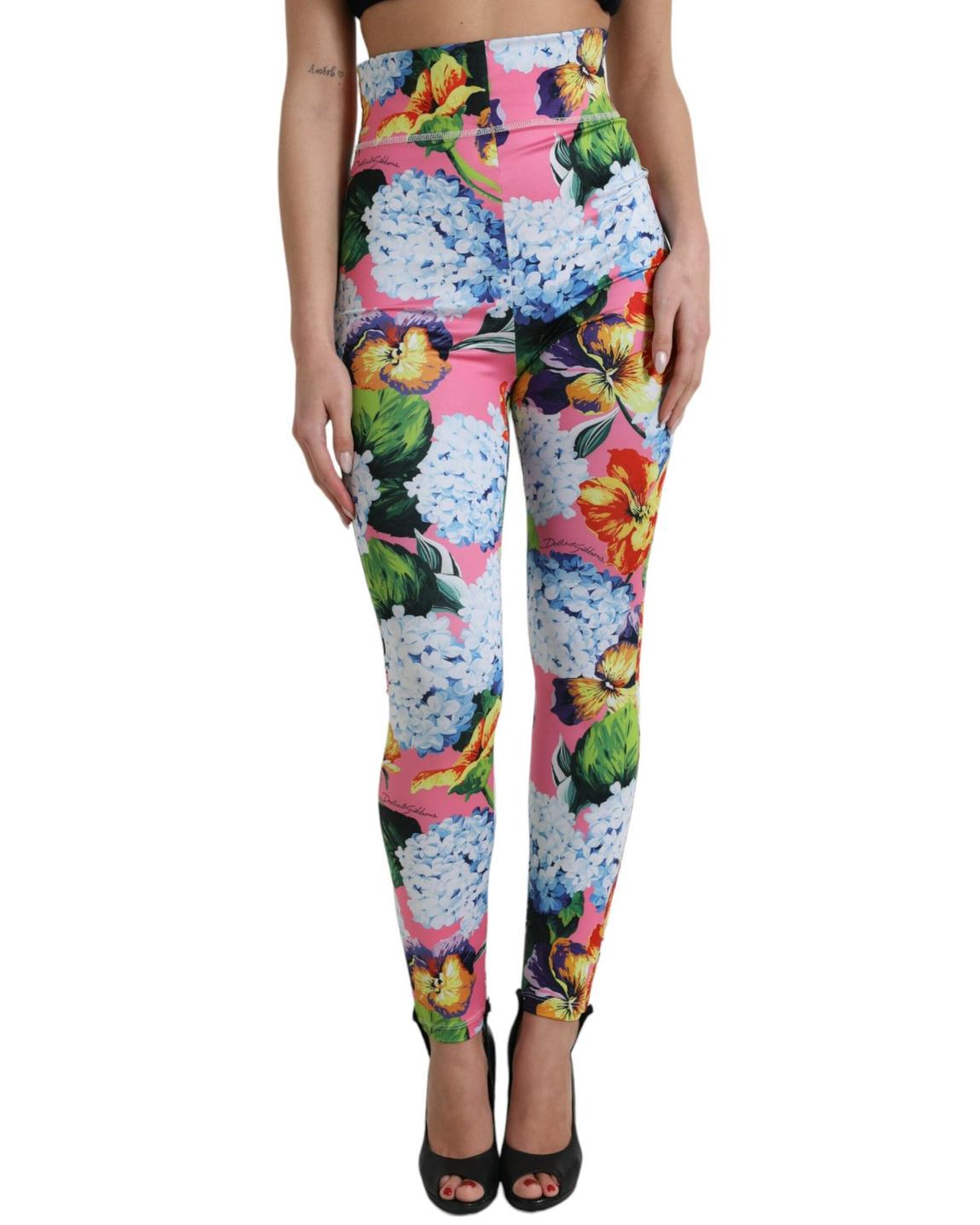 Floral Print Leggings HighWaisted Wo - Multicolor Jeans main product photo
