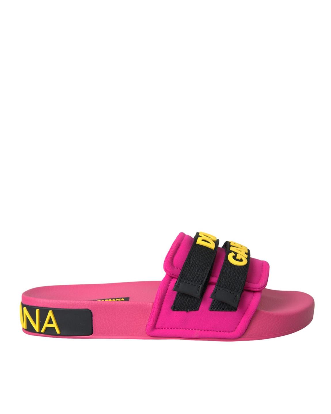 Neoprene Slides DGBranded Style - Pink Flat Shoes main product photo