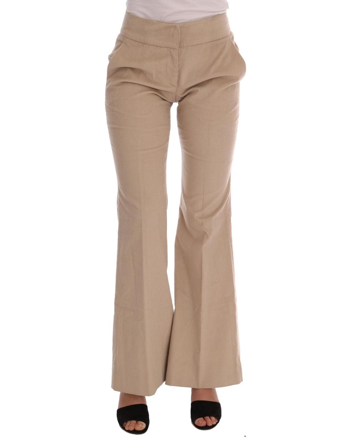 Flare Pants Beige Jeans main product photo