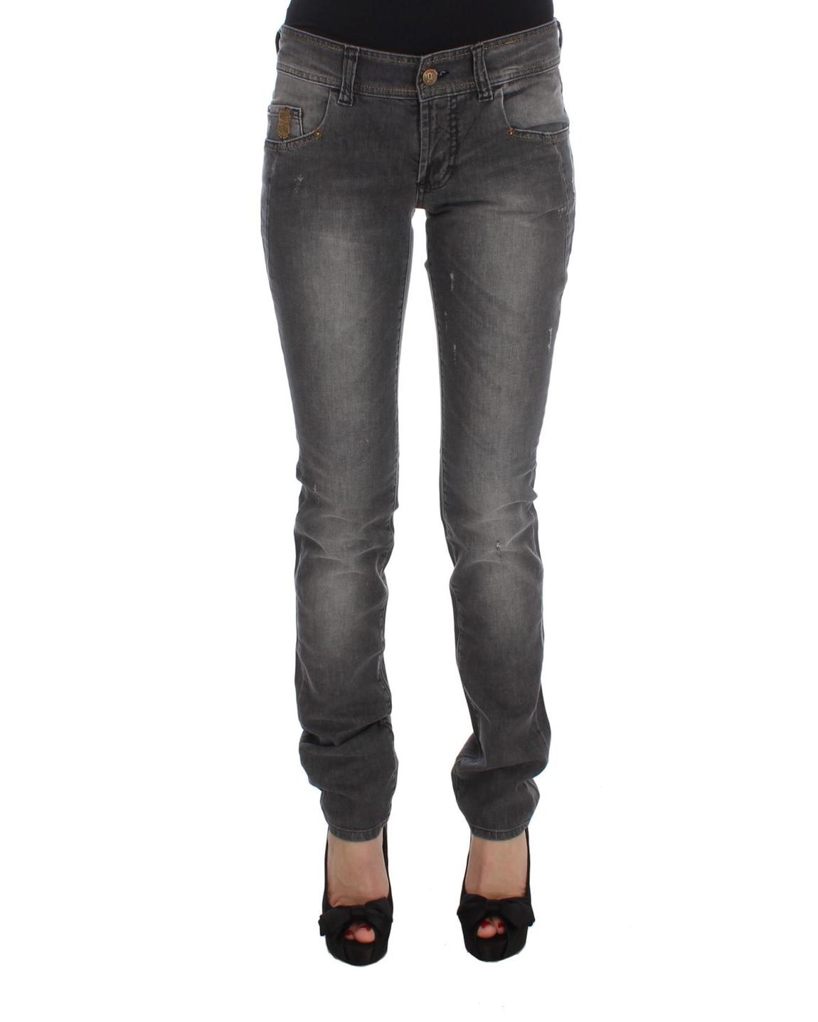 Galliano Skinny Jeans Grey Wo - Gray Jeans main product photo