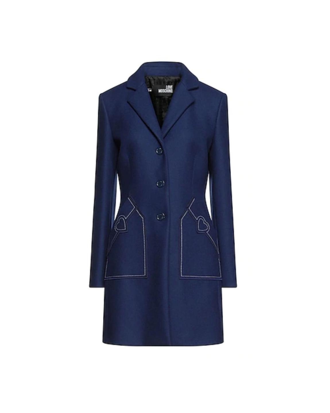 Heart Detail Coat Model LO6954 - Blue Jackets main product photo