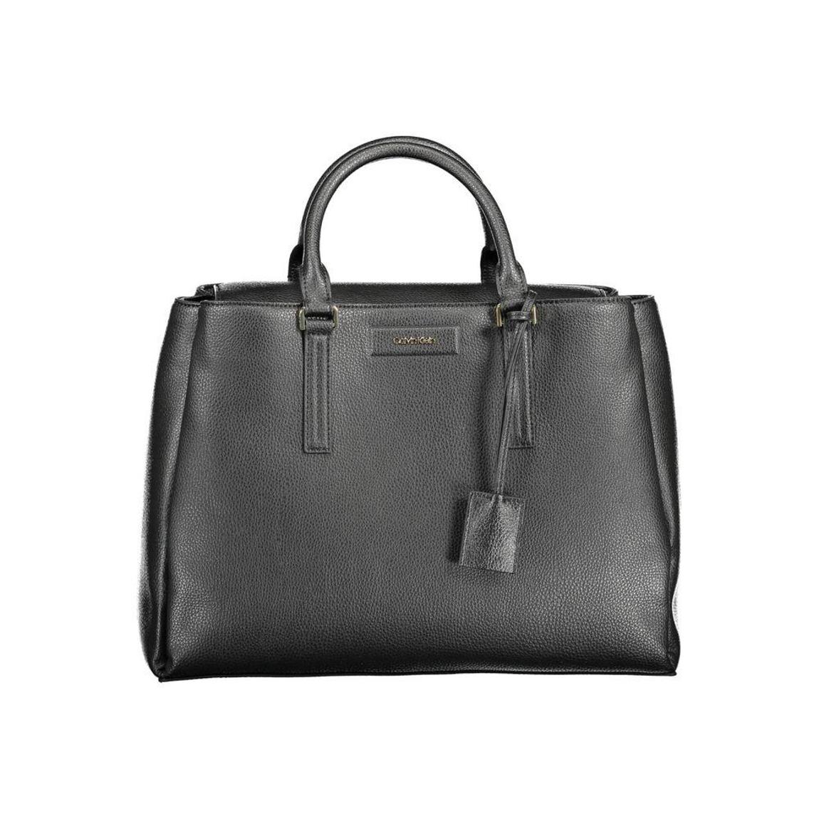 Pebbled Leather Tote - Black Handbags main product photo