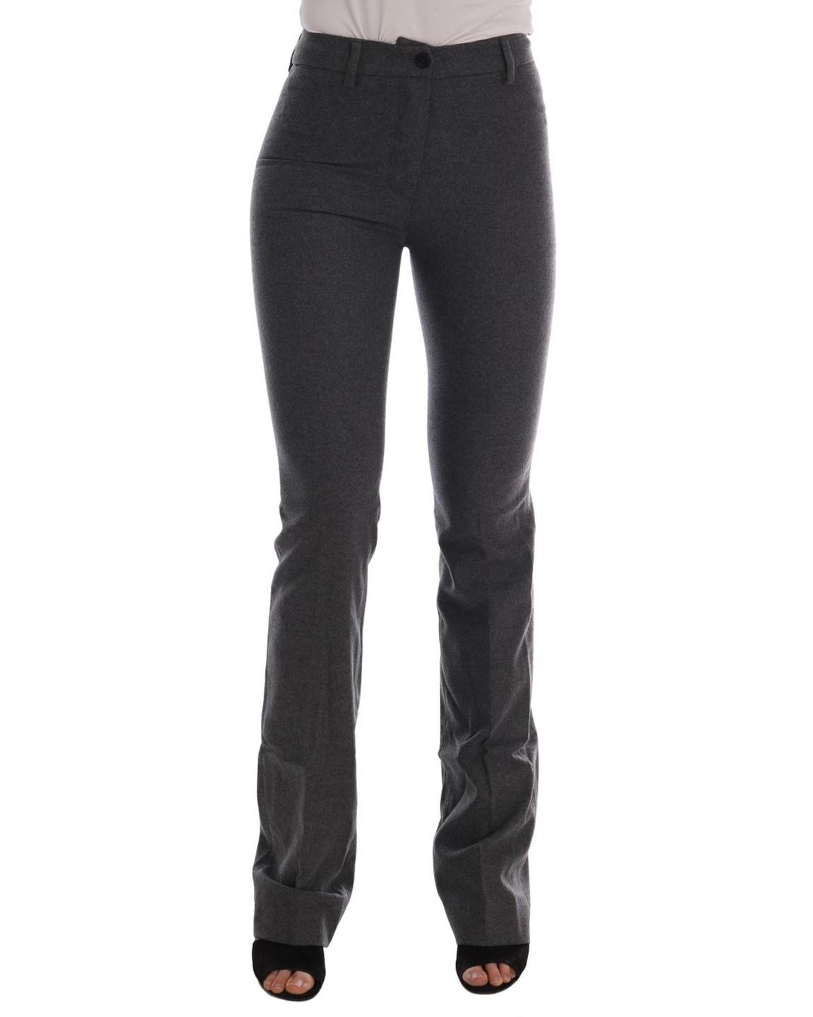 Straight Leg Trousers Wo - Gray Jeans main product photo